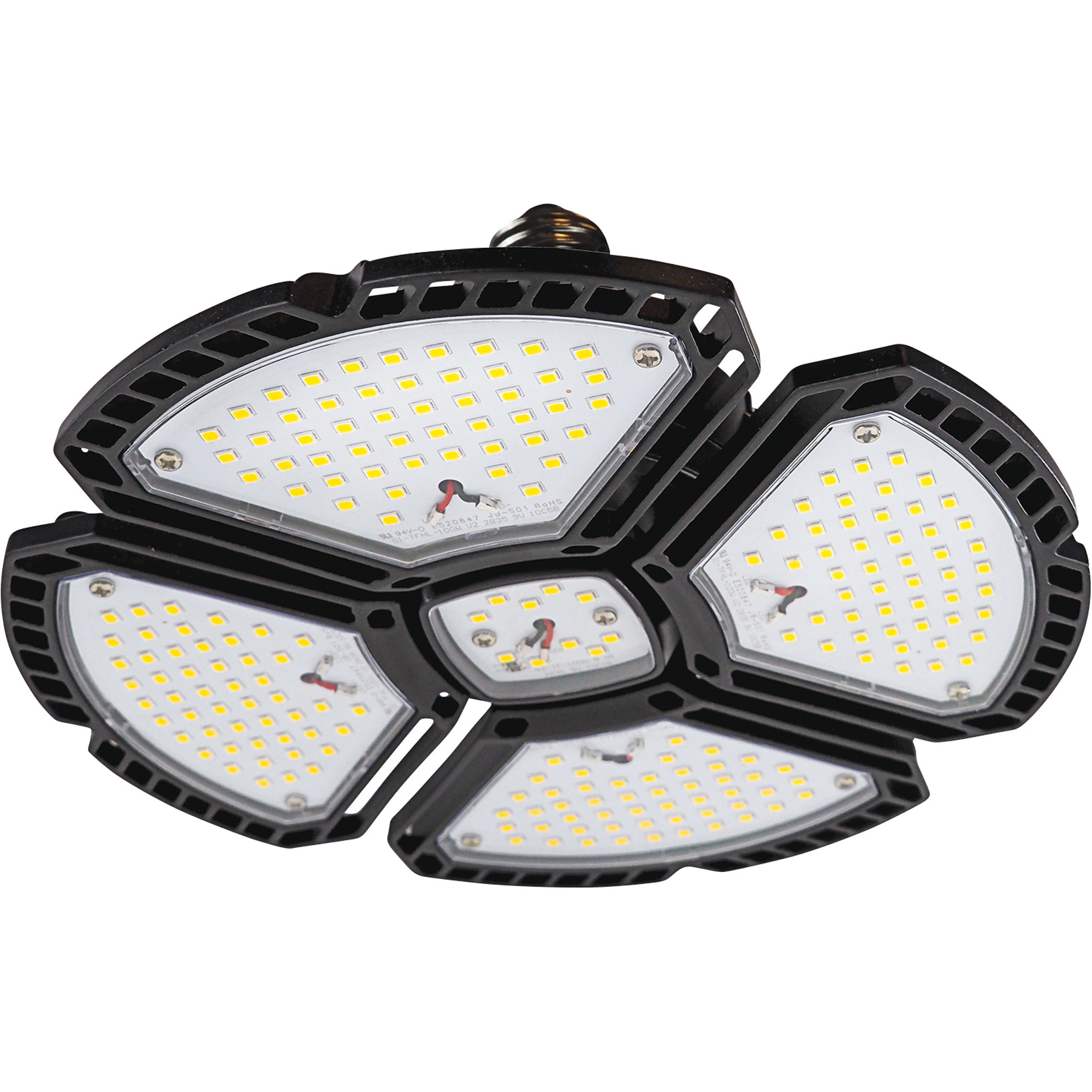 Pinegreen Lighting 4-Panel LED Utility Light Bulb, 15,000 Lumens, Model# CL-BU-G150